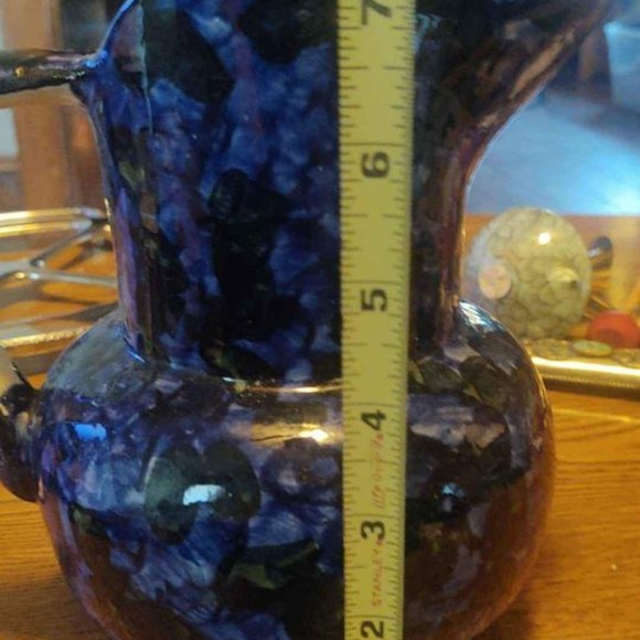 Vintage Pitcher Blue and Green Mosaic Paint Design - Picture 2 of 7